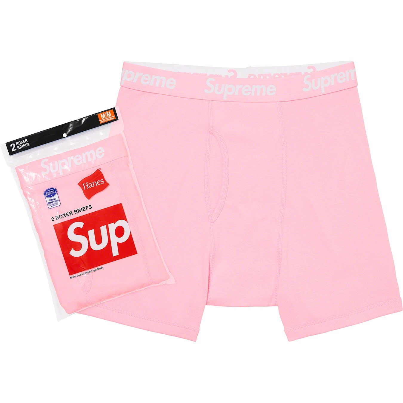 Supreme®/Hanes® Boxer Briefs (2 Pack) view 2